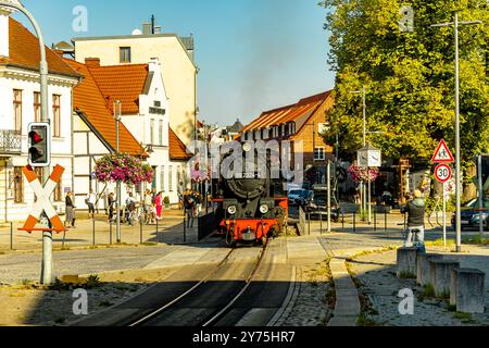 Un breve tour esplorativo attraverso la splendida località balneare del Baltico di Bad Doberan - Meclemburgo-Vorpommern - Germania Foto Stock