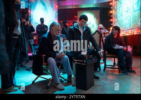 FRANCIS FORD COPPOLA e ADAM DRIVER in MEGALOPOLIS (2024), diretto da FRANCIS FORD COPPOLA. Crediti: AMERICAN ZOETROPE / album Foto Stock