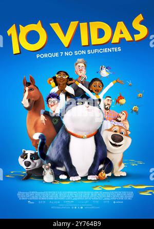 10 LIVES (2024), diretto da MARK KOETSIER e CHRISTOPHER JENKINS. Crediti: GFM Animation / Netflix Animation / album Foto Stock