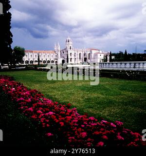 DAS Hieronimitenkloster a Lissabon, Portogallo um 1981. Foto Stock