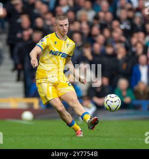 Goodison Park, Liverpool, sabato 28 settembre 2024. Adam Wharton n. 20 del Crystal Palace F.C., in azione durante la partita di Premier League tra Everton e Crystal Palace al Goodison Park di Liverpool, sabato 28 settembre 2024. (Foto: Mike Morese | mi News) crediti: MI News & Sport /Alamy Live News Foto Stock