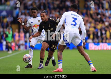 Elland Road, Leeds, sabato 28 settembre 2024. Milan van Ewijk (Coventry City) durante la partita del Campionato Sky Bet tra Leeds United e Coventry City a Elland Road, Leeds, sabato 28 settembre 2024. (Foto: Pat Scaasi | mi News) crediti: MI News & Sport /Alamy Live News Foto Stock