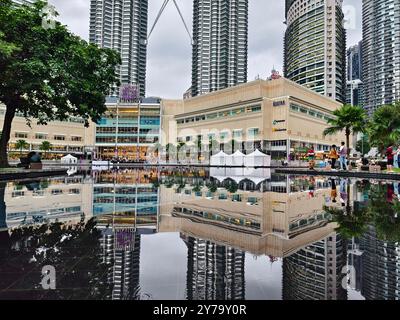 KUALA LUMPUR, MALESIA - 28 AGOSTO 2024: Vista aerea di Kuala Lumpur Foto Stock