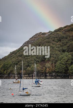 Shieldaig Lodge, Gairloch, Ross Shire, Scozia, Regno Unito Foto Stock