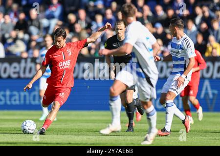 Zwolle, NLD. 28 settembre 2024. ZWOLLE, 29-09-2024, MAC3PARK Stadium, stagione 2024/2025, Eredivisie Football olandese. Il giocatore dell'Almere City Thom Haye durante la partita PEC Zwolle - Almere City Credit: Pro Shots/Alamy Live News Foto Stock