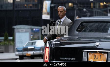 JEREMY STRONG in THE APPRENTICE (2024), diretto da ALI ABBASI. Crediti: FILM DI SCIZIA / album Foto Stock