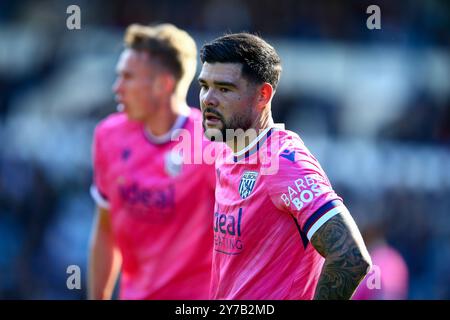 Hillsborough Stadium, Sheffield, Inghilterra - 28 settembre 2024 Alex Mowatt (27) di West Bromwich - durante la partita Sheffield Wednesday contro West Bromwich Albion, EFL Championship, 2024/25, Hillsborough Stadium, Sheffield, Inghilterra - 28 settembre 2024 crediti: Arthur Haigh/WhiteRosePhotos/Alamy Live News Foto Stock