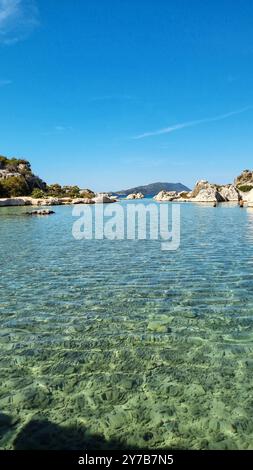 Demre kekova città sommersa antalya turchia Foto Stock