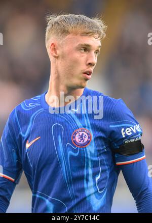 Londra, Regno Unito. 28 settembre 2024. Chelsea V Brighton & Hove Albion - Premier League - Stamford Bridge. Cole Palmer in azione. Crediti immagine: Mark Pain / Alamy Live News Foto Stock