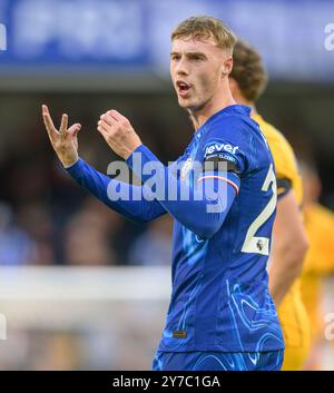 Londra, Regno Unito. 28 settembre 2024. Chelsea V Brighton & Hove Albion - Premier League - Stamford Bridge. Cole Palmer in azione. Crediti immagine: Mark Pain / Alamy Live News Foto Stock