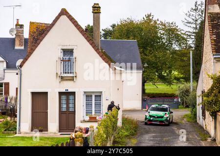 7° turno del Championnat de, Francia. , . Des Rallyes 2024, dal 28 al 29 settembre a Vendôme, Francia - Photo Bastien Roux/DPPI Credit: DPPI Media/Alamy Live News Foto Stock