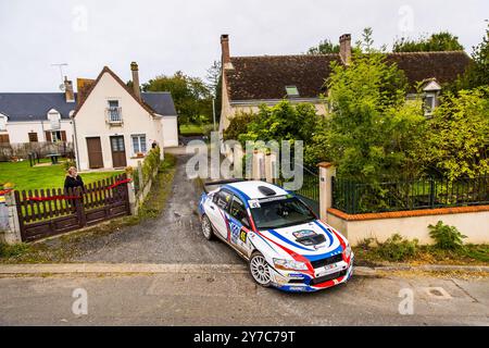 7° turno del Championnat de, Francia. , . Des Rallyes 2024, dal 28 al 29 settembre a Vendôme, Francia - Photo Bastien Roux/DPPI Credit: DPPI Media/Alamy Live News Foto Stock
