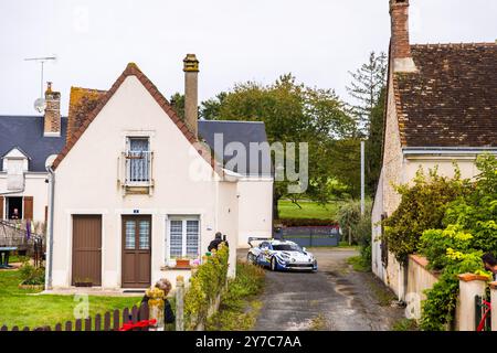 7° turno del Championnat de, Francia. , . Des Rallyes 2024, dal 28 al 29 settembre a Vendôme, Francia - Photo Bastien Roux/DPPI Credit: DPPI Media/Alamy Live News Foto Stock