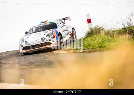 7° turno del Championnat de, Francia. , . Des Rallyes 2024, dal 28 al 29 settembre a Vendôme, Francia - Photo Bastien Roux/DPPI Credit: DPPI Media/Alamy Live News Foto Stock