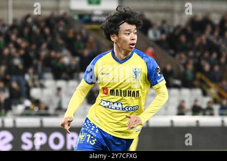 Belgio. 29 settembre 2024. Ryotaro Ito dello STVV nella foto durante una partita di calcio tra Cercle Brugge e STVV, domenica 29 settembre 2024 a Bruges, il giorno 9 della 2024-2025 'Challenger Pro League' 1B seconda divisione del campionato belga. BELGA PHOTO MAARTEN STRAETEMANS credito: Belga News Agency/Alamy Live News Foto Stock