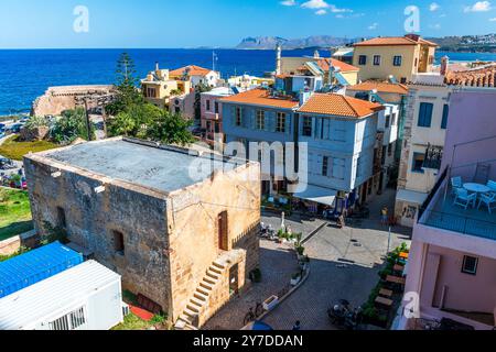 Città vecchia di Chania, Creta, Grecia Foto Stock