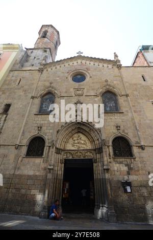 Església de Sant Jaume a Barcellona, Spagna. Foto Stock