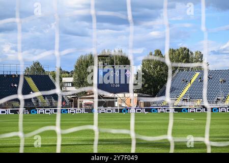 Vista generale all'interno dello stadio Carlo Castellani durante l'Empoli FC vs ACF Fiorentina, partita di calcio italiano di serie A A Empoli, Italia, settembre 29 2024 Foto Stock