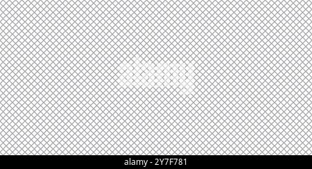Griglia diagonale grigia disegnata a mano motivo senza cuciture su bg. Bianco Grunge le linee con scarabocchi senza forma. Semplice illustrazione vettoriale Illustrazione Vettoriale