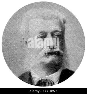 Barone Alphonse de Rothschild, finanziere.1905. Capo del ramo francese della grande famiglia dei finanzieri , figlio del barone James Rothschild, che era il quinto figlio del fondatore. Foto Stock