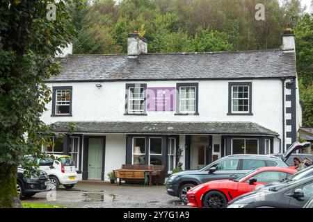 Woolpack Inn, vicino a Hardknott Pass, Boot, Eskdale, Cumbria Foto Stock