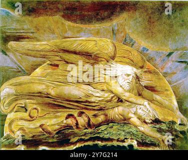 God Creating Adam di William Blake 1757 - 1827 British Romantic Writer and Painter and Illustrator ©2006 TopFoto Foto Stock