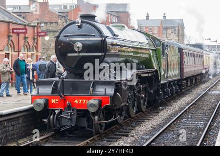 LNER 4771, Freccia Verde, sulla East Lancs Railway Foto Stock