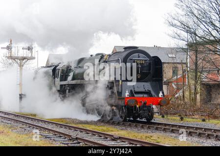 71000, Duca di Gloucester, sulla East Lancs Railway Foto Stock