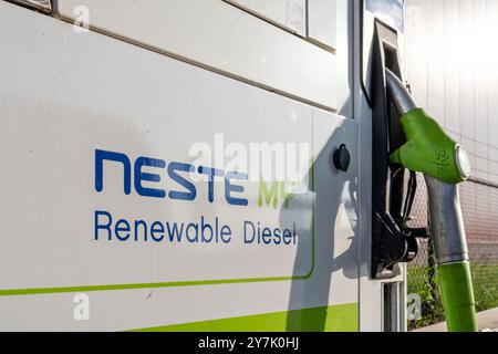 Neste È LA MIA pompa diesel rinnovabile Foto Stock