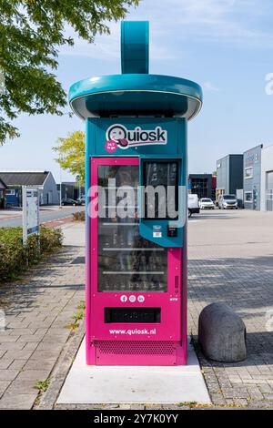 Distributore automatico Quiosk a Kampen, Paesi Bassi Foto Stock