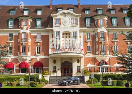 Esterno dell'Hotel Barrière Westminster. Le Touquet, Francia Foto Stock