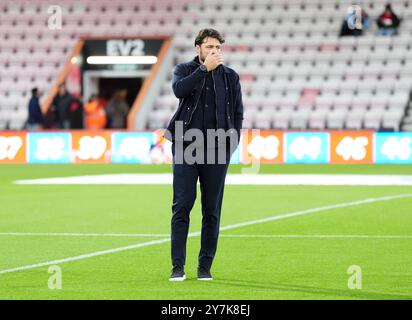 L'allenatore del Southampton Russell Martin prima della partita di Premier League al Vitality Stadium di Bournemouth. Data foto: Lunedì 30 settembre 2024. Foto Stock