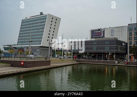Bacino di Bootshafen a Kiel Foto Stock