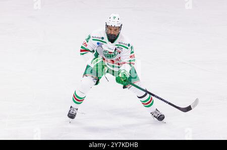 Zurigo, Svizzera, 17 agosto 2024: #28 Kim Mikael, attaccante Rögle U18 Team. (Foto di Andreas Haas/dieBildmanufaktur) Foto Stock