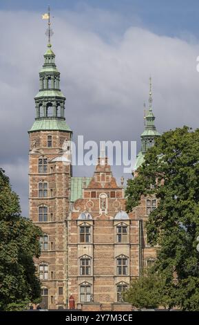 Palazzo Rosenborg, Palazzo reale e Museo del XVII secolo, Kongens Have Park, Copenaghen, Danimarca, Europa Foto Stock