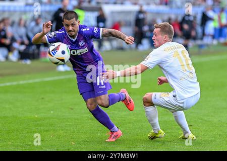 3) Liga - SV Wehen Wiesbaden - VfL Osnabrück am 28.09.2024 in der BRITA-Arena a Wiesbaden foto: Osnapix Foto Stock