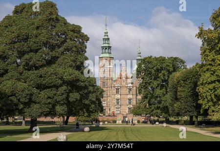 Palazzo Rosenborg, Palazzo reale e Museo del XVII secolo, Kongens Have Park, Copenaghen, Danimarca, Europa Foto Stock