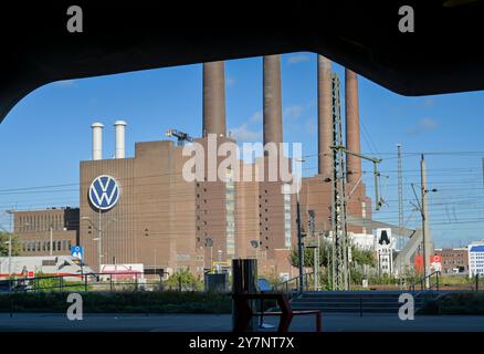 VW-Kraftwerk, Wissenschaftsmuseum Phaeno, Wolfsburg, Niedersachsen, Deutschland Foto Stock