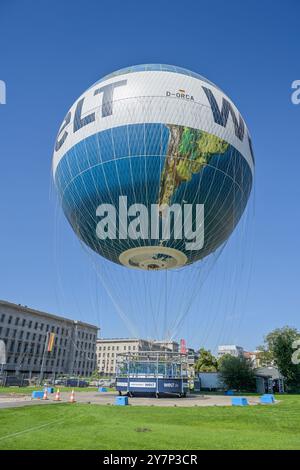 World Hi-Flyer, Zimmerstrasse, Mitte, Berlino, Germania, Welt Hi-Flyer, Deutschland Foto Stock