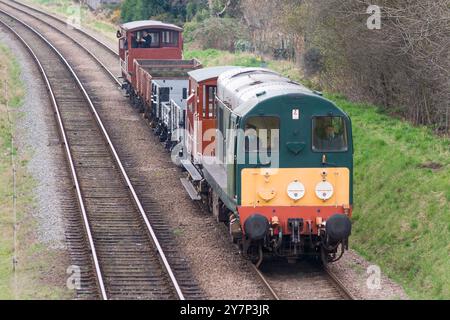 Classe 20 D8098 sulla Great Central Railway Foto Stock