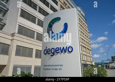 Sede centrale di Degewo, Potsdamer Strasse, Tiergarten, Mitte, Berlino, Germania, Degewo Zentrale, Potsdamer Straße, Deutschland Foto Stock