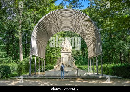 Wagner Memorial, Tiergartenstrasse, Grosser Tiergarten, Mitte, Berlino, Germania, Wagner-Denkmal, Tiergartenstraße, Großer Tiergarten, Deutschland Foto Stock