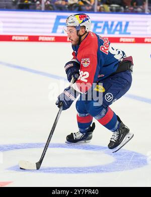 Christopher Desousa, EHC RB MUC 82 nell'amichevole del Global Series Challenge EHC RB MUENCHEN - BUFFALO SABERS 0-5 al SAP Garden di Monaco, Germania, 27 settembre 2024. Stagione 2024/2025, giorno della partita x, fotografo: Immagini ddp / immagini a stella Foto Stock