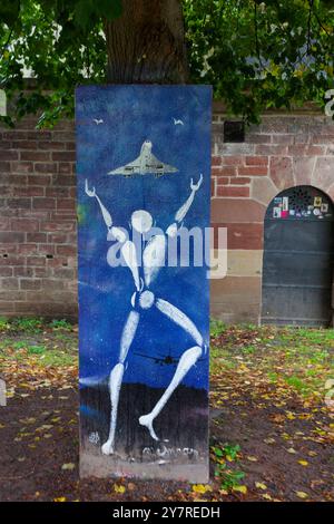 MAUSA Vauban le MAUSA Vauban, das Museum für urbane Kunst und Straßenkunst a Neu-Breisach/Frankreich zeigt seit 2018 auf fast 1200 m2 internationale Streetart Künstler. In der historischen Festung Neuf-Brisach - gebaut von Vauban ab 1698 und heute einem UNESCO-Weltkulturerbe - kommen hier immmer wieder Artists on residence von ADOR FR, AKTEONE DE, ALEX SENNA BR, BEN EINE UK, BUSTART CH, C215 DE, CHANOIR FRCO, CRANIO BR, CREN DE, DENIS MEYERS BE, DOTMASTER GROSSBRITANNIEN, EDDIE COLLA USA, EL PEZ ES, EL XUPET NEGRE ES, ELLE STREETART USA, FRAKONE FR, GUY DENNING GROSSBRITANNIEN, HIMED & REYBEN M Foto Stock