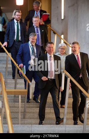 Edimburgo Scozia, Regno Unito 1 ottobre 2024. Murdo Fraser al Parlamento scozzese. credito sst/alamy notizie in diretta Foto Stock