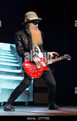 ZZ TOP in concerto a Bruxelles | ZZ a Forest National Foto Stock