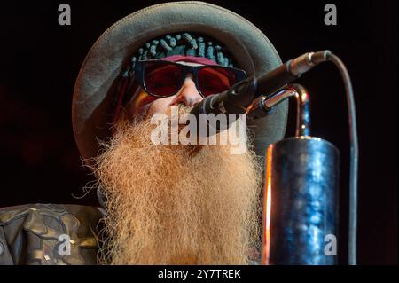 ZZ TOP in concerto a Bruxelles | ZZ a Forest National Foto Stock