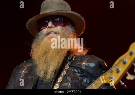 ZZ TOP in concerto a Bruxelles | ZZ a Forest National Foto Stock