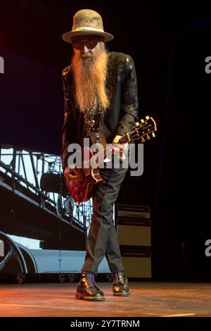 ZZ TOP in concerto a Bruxelles | ZZ a Forest National Foto Stock