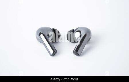 auricolari o auricolari wireless senza brandless. Foto di alta qualità Foto Stock